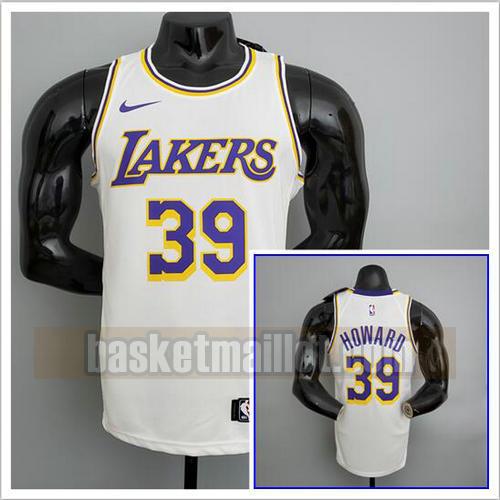 Maillot pas cher nba Los Angeles Lakers NBA Homme Howard 39 blanche