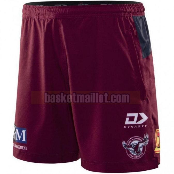 Short de foot rugby nba Homme Manly Warringah Sea Eagles 2020 Gym