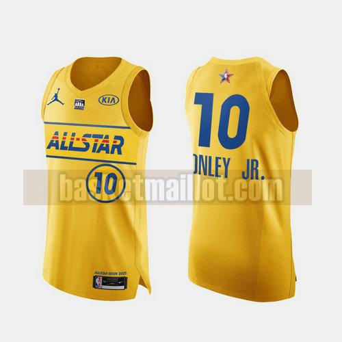 maillot nba All Star 2021 Homme Mike Conley Jr 10 Jaune