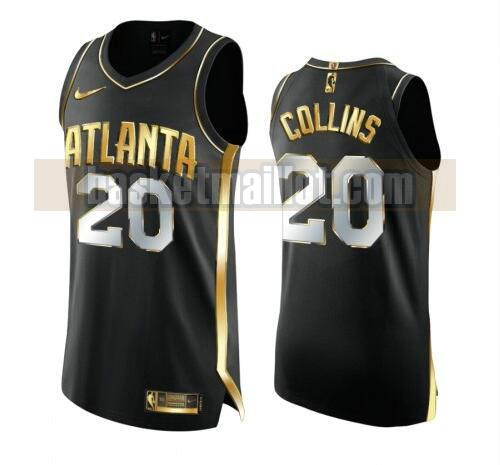 maillot nba Atlanta Hawks 2020-21 Golden Edition Swingman homme John Collins 20 noir