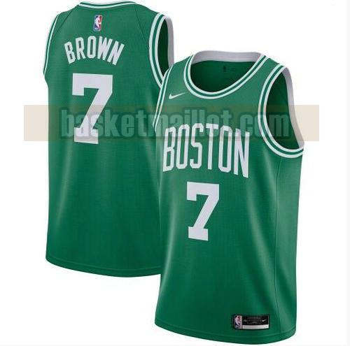 maillot nba Boston Celtics 2020-21 Icon Edition Swingman homme Jaylen Brown 7 vert