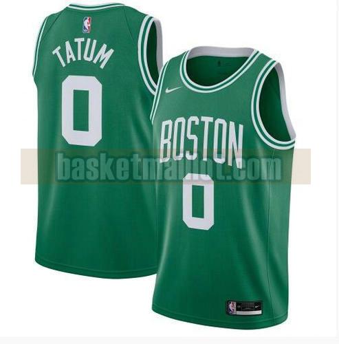 maillot nba Boston Celtics 2020-21 Icon Edition Swingman homme Jayson Tatum 0 vert