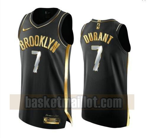 maillot nba Brooklyn Net 2020-21 Golden Edition Swingman homme Kevin Durant 7 noir