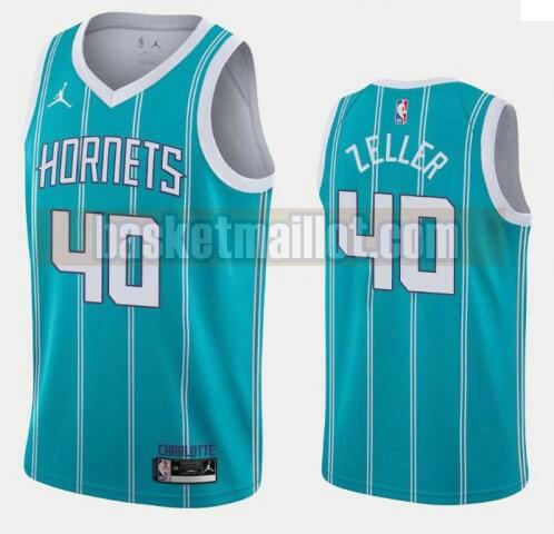 maillot nba Charlotte Hornets 2020-21 Jordan Brand Icon Edition Swingman homme Cody Zeller 40 bleu