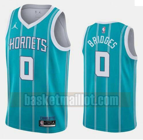 maillot nba Charlotte Hornets 2020-21 Jordan Brand Icon Edition Swingman homme Miles Bridges 0 bleu