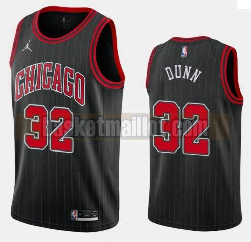 maillot nba Chicago Bulls 2020-21 Jordan Brand Statement Edition Swingman homme Kris Dunn 32 noir