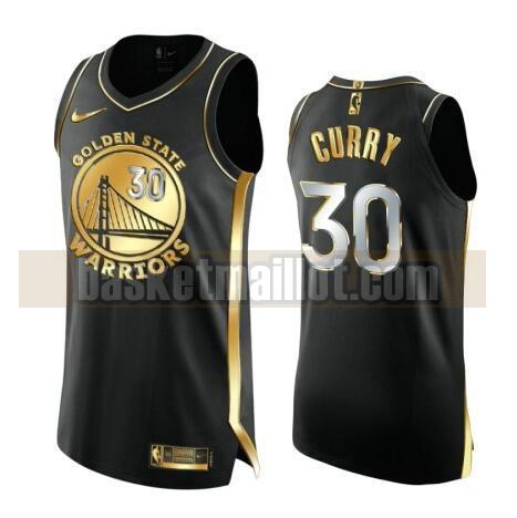 maillot nba Golden State Warriors 2020-21 Golden Edition Swingman homme Stephen Curry 30 noir