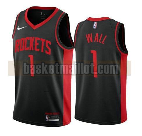 maillot nba Houston Rockets 2020-21 Earned Edition Swingman homme John Wall 1 noir