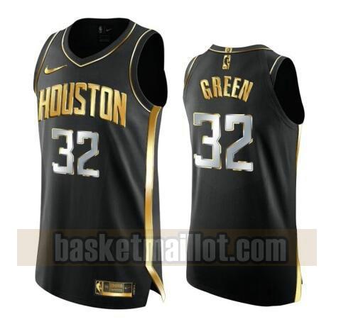 maillot nba Houston Rockets 2020-21 Golden Edition Swingman homme Jeff Green 32 noir