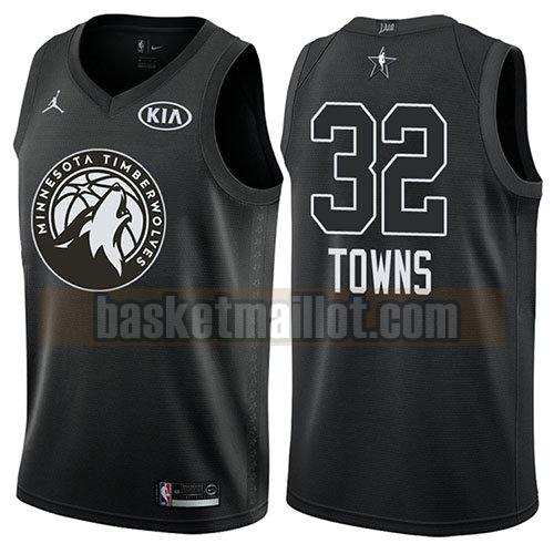 maillot nba all star 2018 homme Karl-anthony Towns 32 noir
