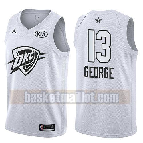 maillot nba all star 2018 homme Paul George 13 blanc