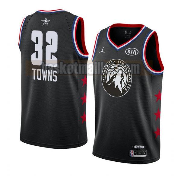 maillot nba all star 2019 homme Karl Anthony Towns 32 noir