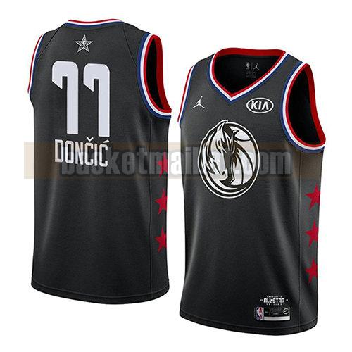 maillot nba all star 2019 homme Luka Doncic 77 noir
