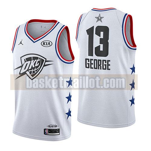 maillot nba all star 2019 homme Paul George 13 blanc