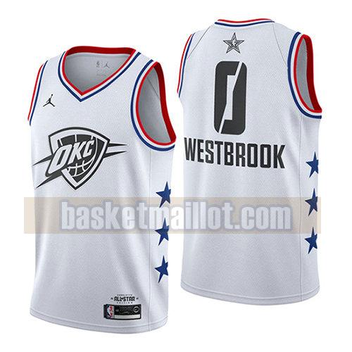 maillot nba all star 2019 homme Russell Westbrook 0 blanc