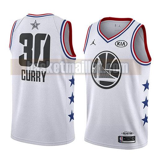 maillot nba all star 2019 homme Stephen Curry 30 blanc