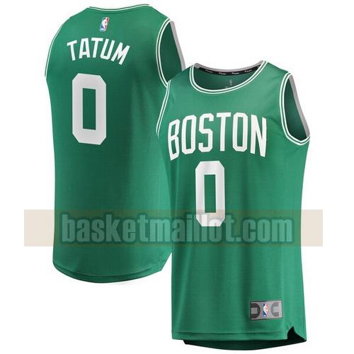 maillot nba boston celtics 2019-2020 homme Jayson Tatumy 0 verde