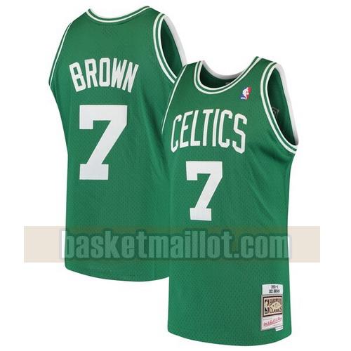 maillot nba boston celtics 2019 2020 homme Dee Brown 7 verde