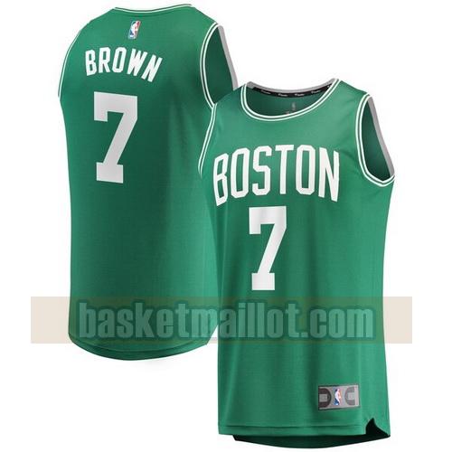 maillot nba boston celtics 2019 2020 homme Jaylen Brown 7 verde