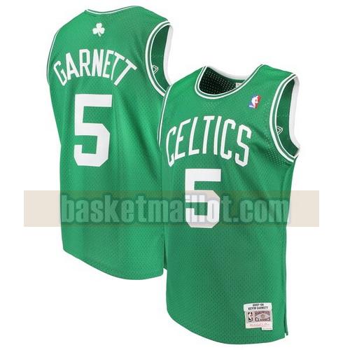 maillot nba boston celtics 2019 2020 homme Kevin Garnett 5 verde