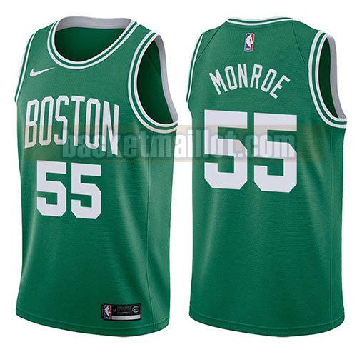 maillot nba boston celtics icône 2017-18 homme Greg Monroe 55 verde
