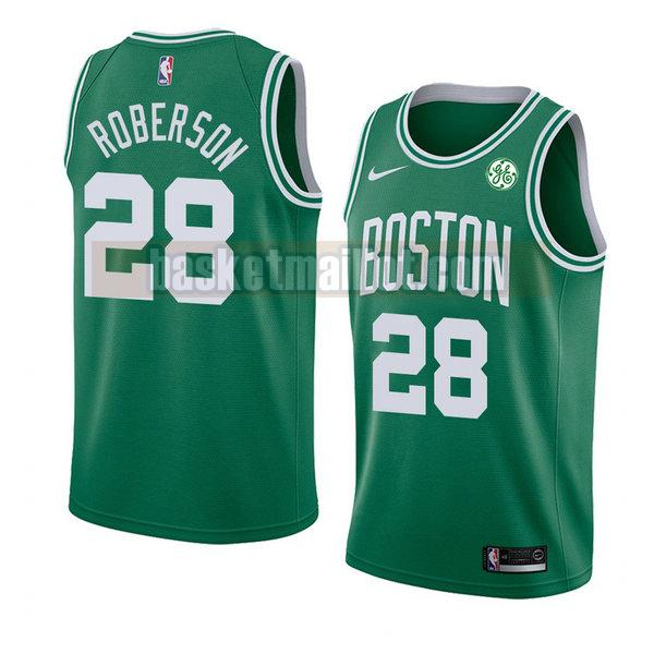 maillot nba boston celtics icône 2018 homme Jeff Roberson 28 verde