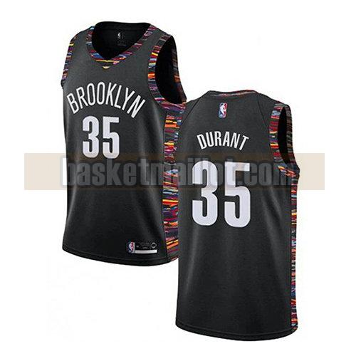 maillot nba brooklyn nets ville 2019-20 homme Kevin Durant 35 noir