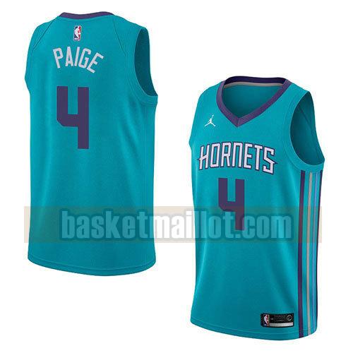 maillot nba charlotte hornets icône 2018 homme Marcus Paige 4 verde