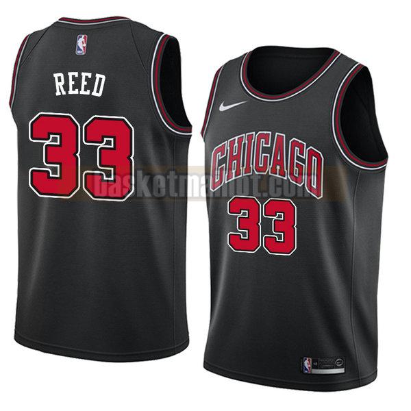 maillot nba chicago bulls déclaration 2018 homme Willie Reed 33 noir