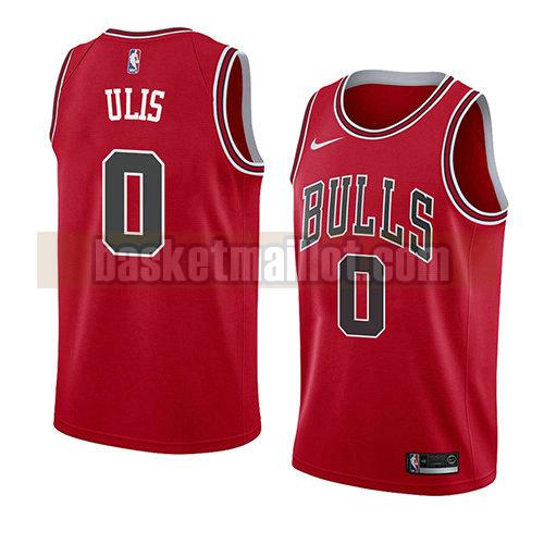 maillot nba chicago bulls icône 2018 homme Tyler Ulis 0 rouge