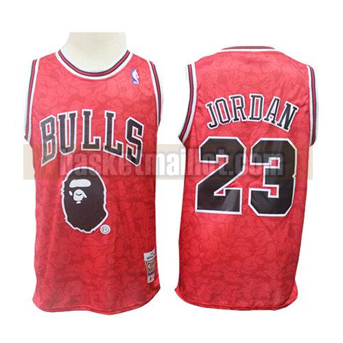 maillot nba chicago bulls mitchell & ness homme Michael Jordan 23 rouge