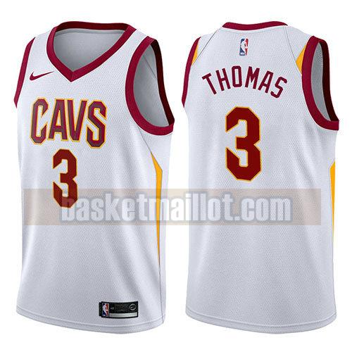 maillot nba cleveland cavaliers 2017-18 homme Isaiah Thomas 3 blanc