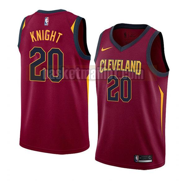 maillot nba cleveland cavaliers icône 2018 homme Brandon Knight 20 rouge