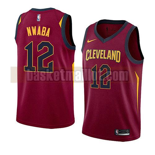 maillot nba cleveland cavaliers icône 2018 homme David Nwaba 12 rouge