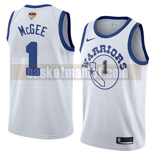 maillot nba golden state warriors classic 2017-18 homme Javale Mcgee 1 blanc