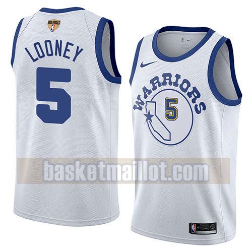 maillot nba golden state warriors classic 2017-18 homme Kevon Looney 5 blanc