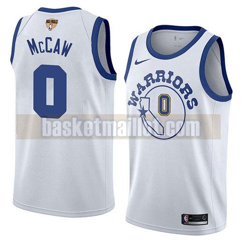 maillot nba golden state warriors classic 2017-18 homme Patrick Mccaw 0 blanc