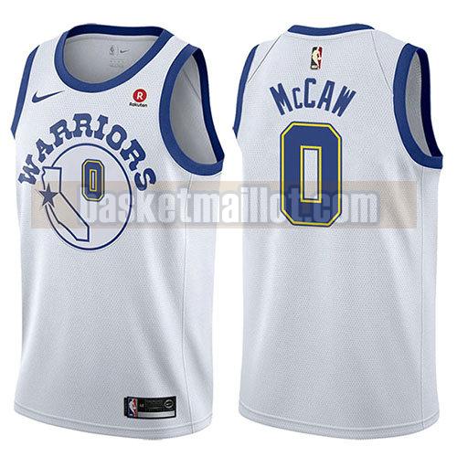 maillot nba golden state warriors hardwood classic 2017-18 homme Patrick McCaw 0 blanc