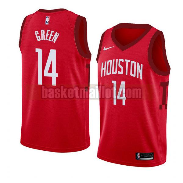maillot nba houston rockets earned 2018-19 homme Gerald Green 14 rouge
