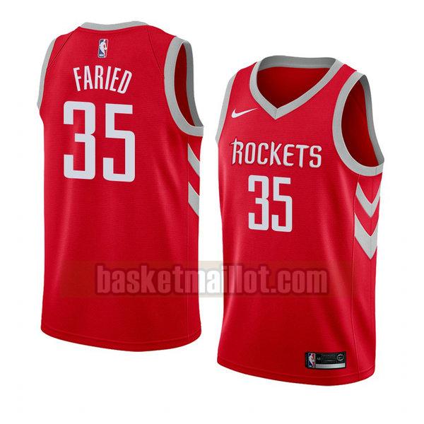 maillot nba houston rockets icône 2018 homme Kenneth Faried 35 rouge