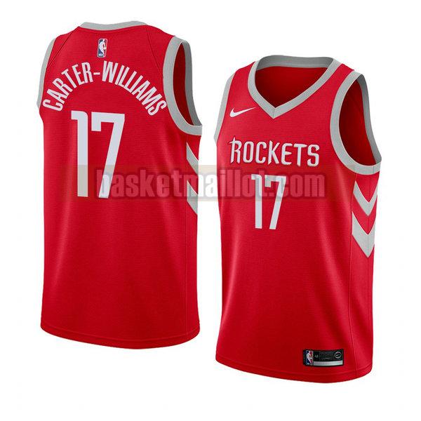 maillot nba houston rockets icône 2018 homme Michael Carter-Williams 17 rouge