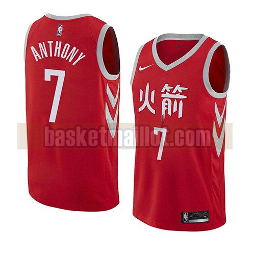 maillot nba houston rockets ville 2018 homme Carmelo Anthony 7 rouge