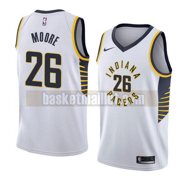 maillot nba indiana pacers association 2018 homme Ben Moore 26 blanc