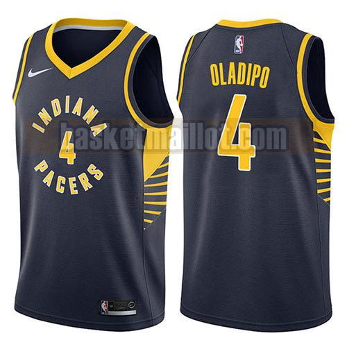 maillot nba indiana pacers icône 2017-18 homme Victor Oladipo 4 bleu