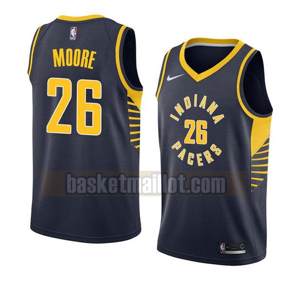 maillot nba indiana pacers icône 2018 homme Ben Moore 26 bleu