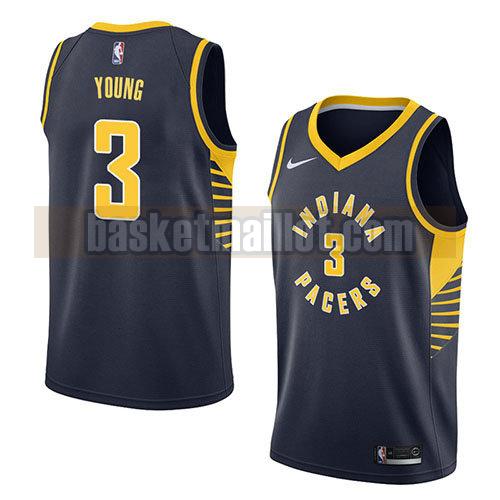 maillot nba indiana pacers icône 2018 homme Joe Young 3 bleu