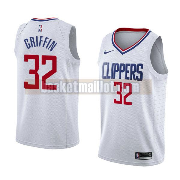 maillot nba los angeles clippers association 2018 homme Blake Griffin 32 blanc
