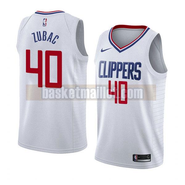 maillot nba los angeles clippers association 2018 homme Ivica Zubac 40 blanc