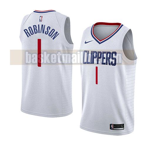 maillot nba los angeles clippers association 2018 homme Jerome Robinson 1 blanc