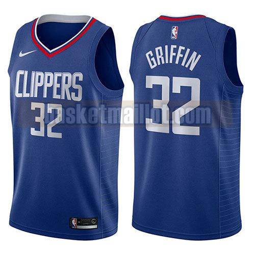 maillot nba los angeles clippers icône 2017-18 homme Blake Griffin 32 bleu